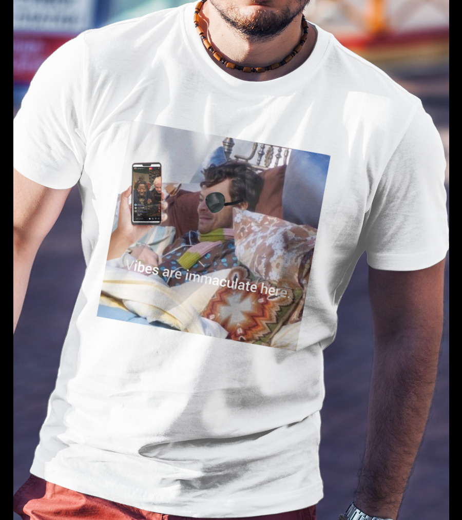 Vibes Are Immaculate Here Cozy Bedtime Bliss T-Shirt