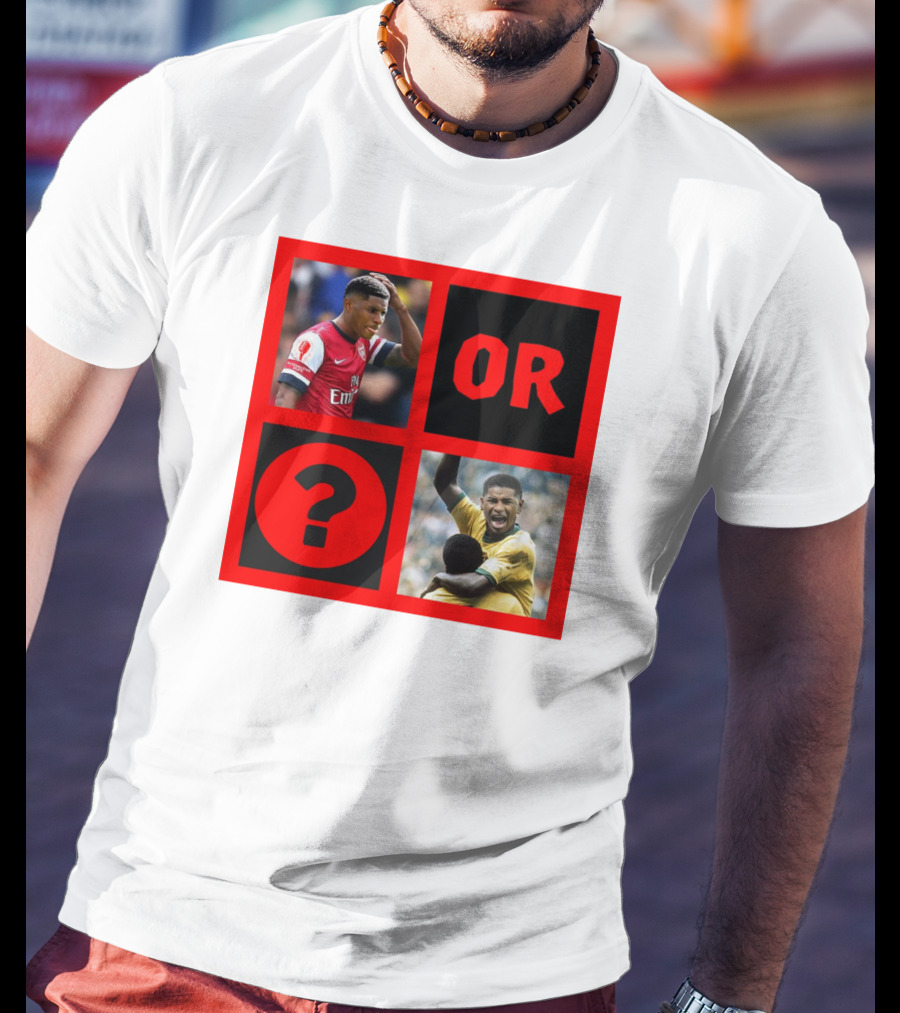 Walcott Question Mark Or Iconic Footballer Image T-Shirt