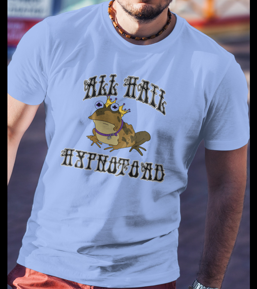 All Hail Hypnotoad Futurama Iconic Frog With Crown And Hypnotic Eyes T-Shirt
