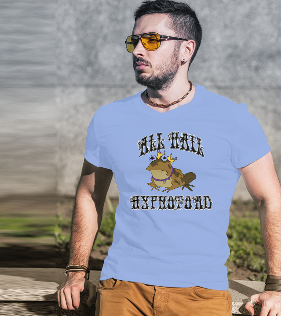 All Hail Hypnotoad Futurama Iconic Frog With Crown And Hypnotic Eyes T-Shirt