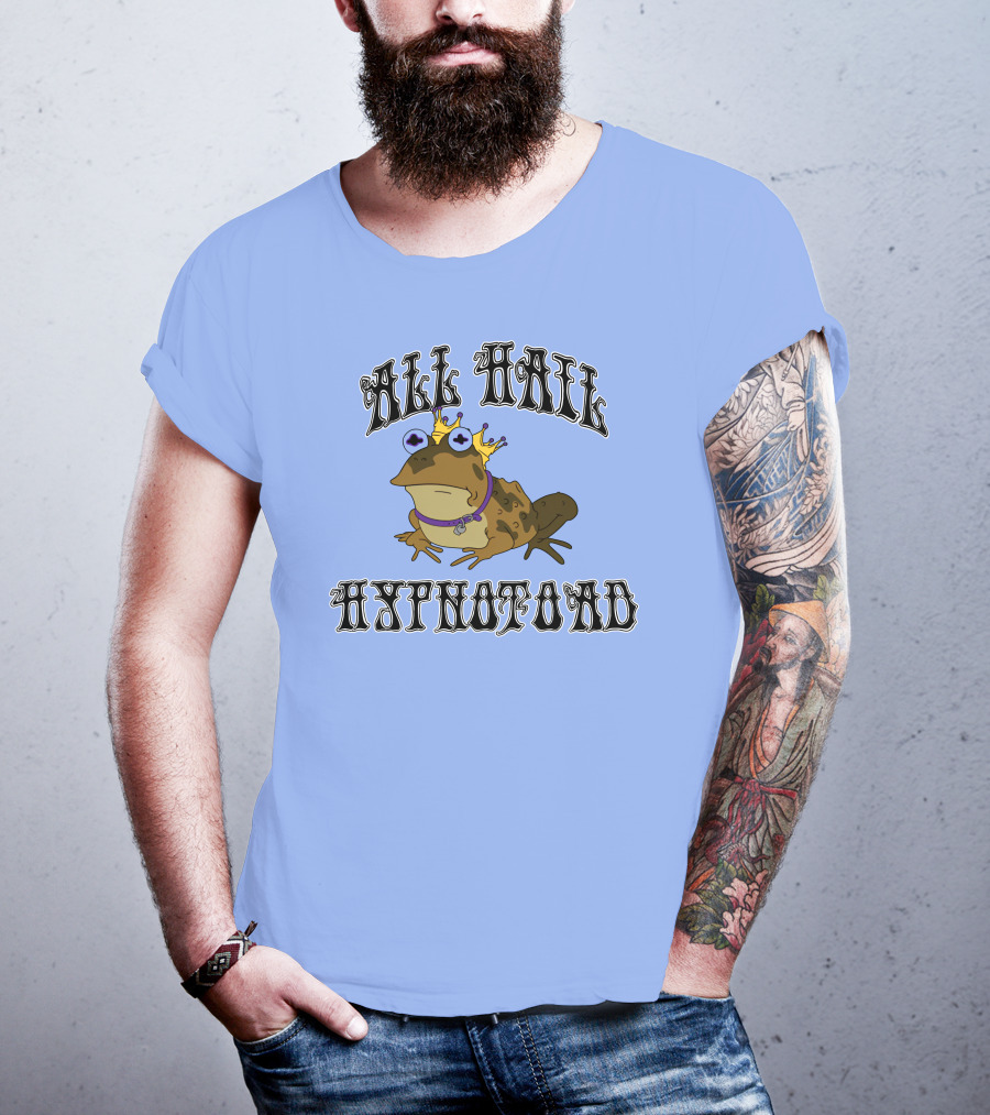 All Hail Hypnotoad Futurama Iconic Frog With Crown And Hypnotic Eyes T-Shirt