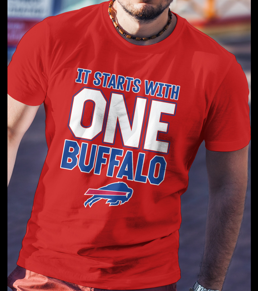 Ken Dorsey It Starts With One Buffalo Bills T-Shirt
