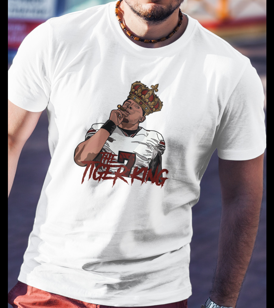 The Tiger King Spencer Rattler Crowned Quarterback T-Shirt