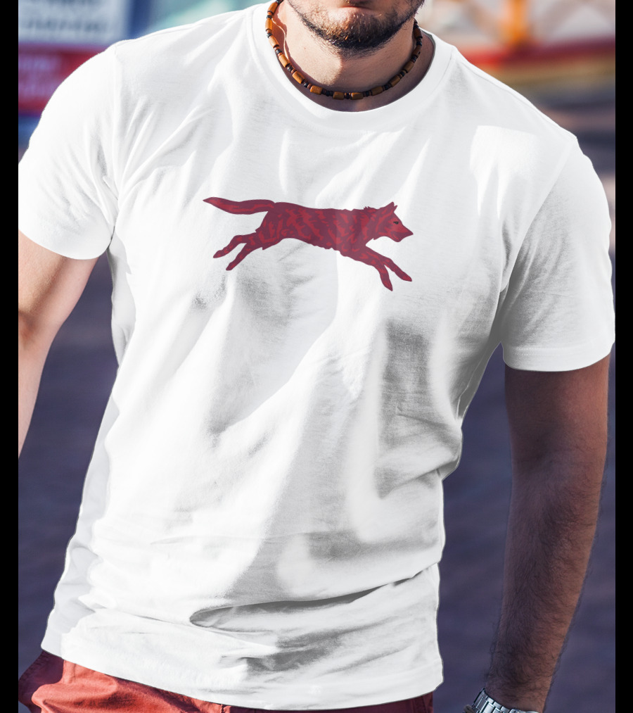 Greyson Crimson Wolf Leaping T-Shirt