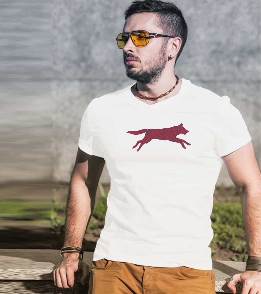 Greyson Crimson Wolf Leaping T-Shirt