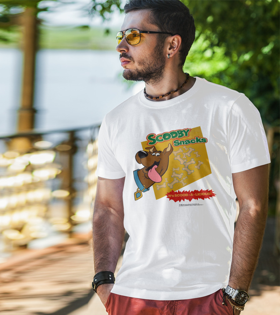 Scooby Snacks It's Scoob-A-Licious With Scooby-Doo And Bones T-Shirt