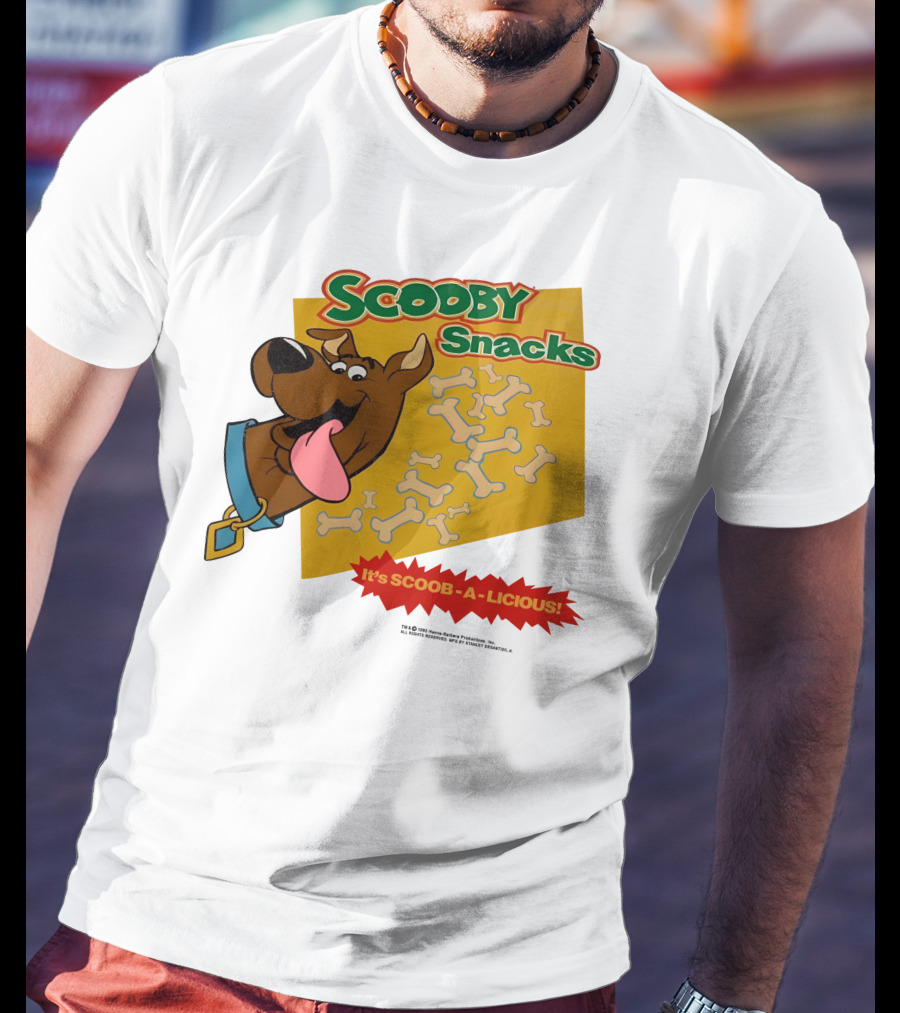 Scooby Snacks It's Scoob-A-Licious With Scooby-Doo And Bones T-Shirt