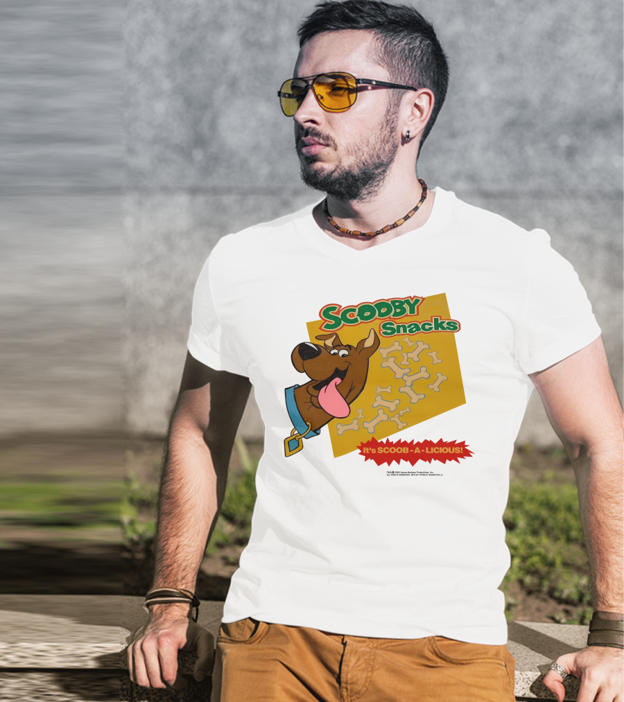 Scooby Snacks It's Scoob-A-Licious With Scooby-Doo And Bones T-Shirt
