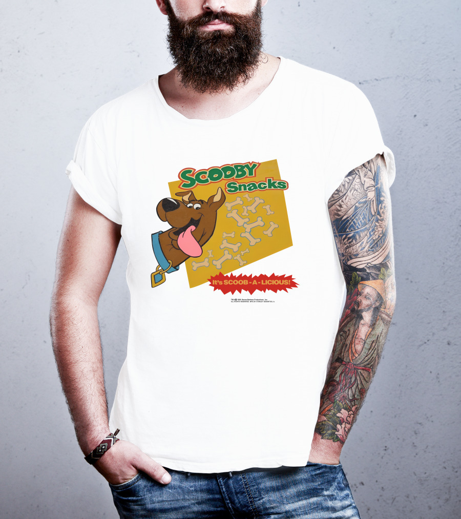 Scooby Snacks It's Scoob-A-Licious With Scooby-Doo And Bones T-Shirt