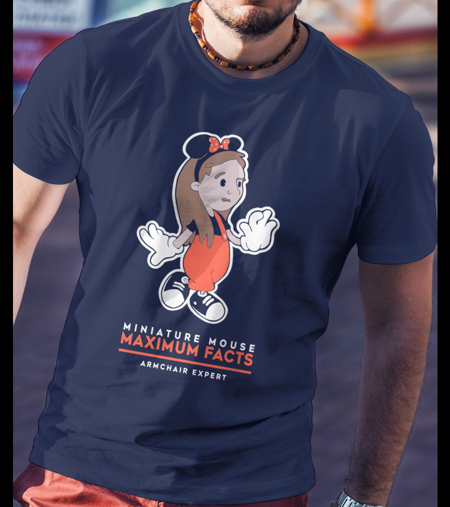 Miniature Mouse Maximum Facts Armchair Expert Disney Crossover T-Shirt