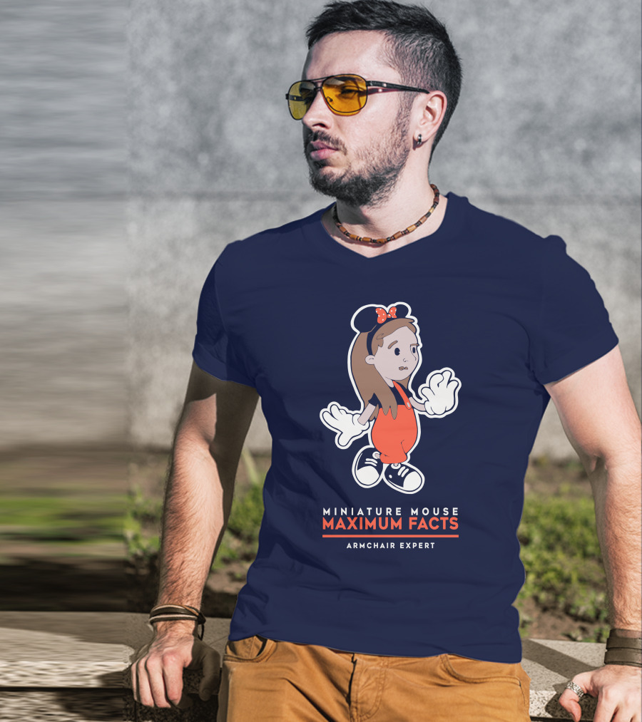 Miniature Mouse Maximum Facts Armchair Expert Disney Crossover T-Shirt
