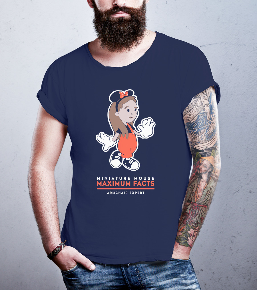 Miniature Mouse Maximum Facts Armchair Expert Disney Crossover T-Shirt