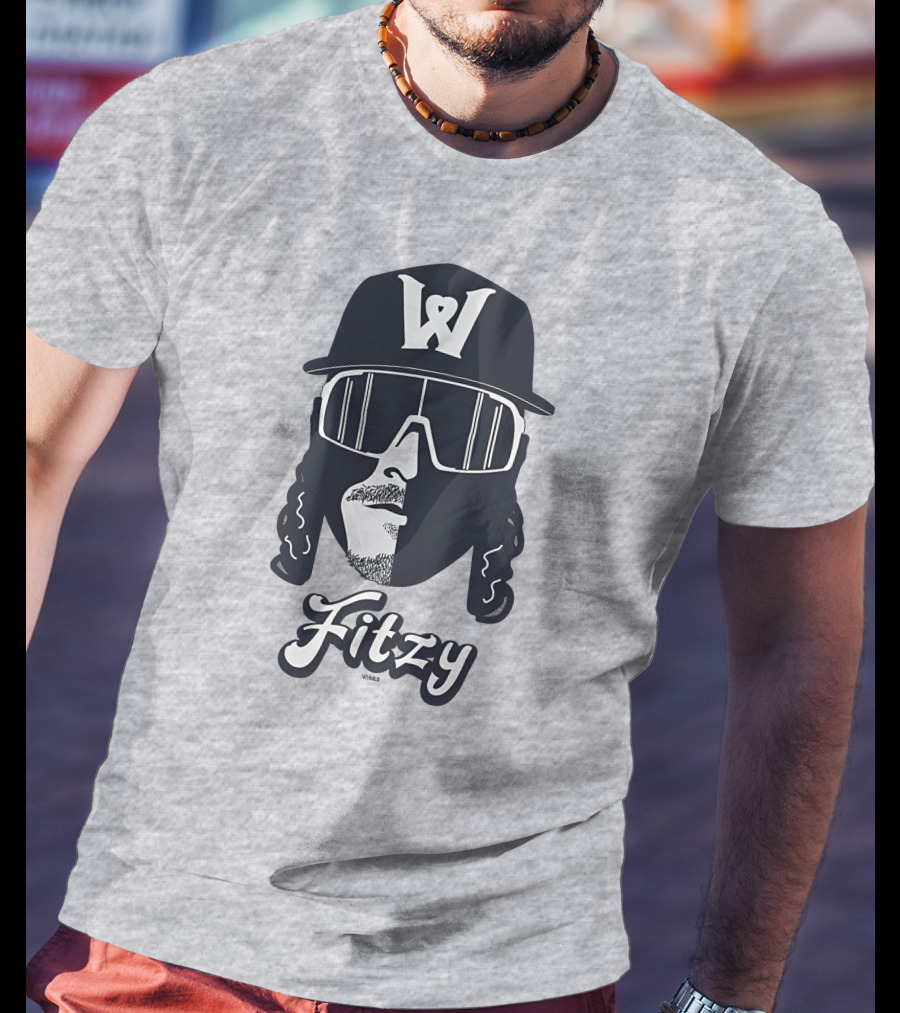 Worcester Red Sox Fitzy '47 Grey Shadow Face W T-Shirt