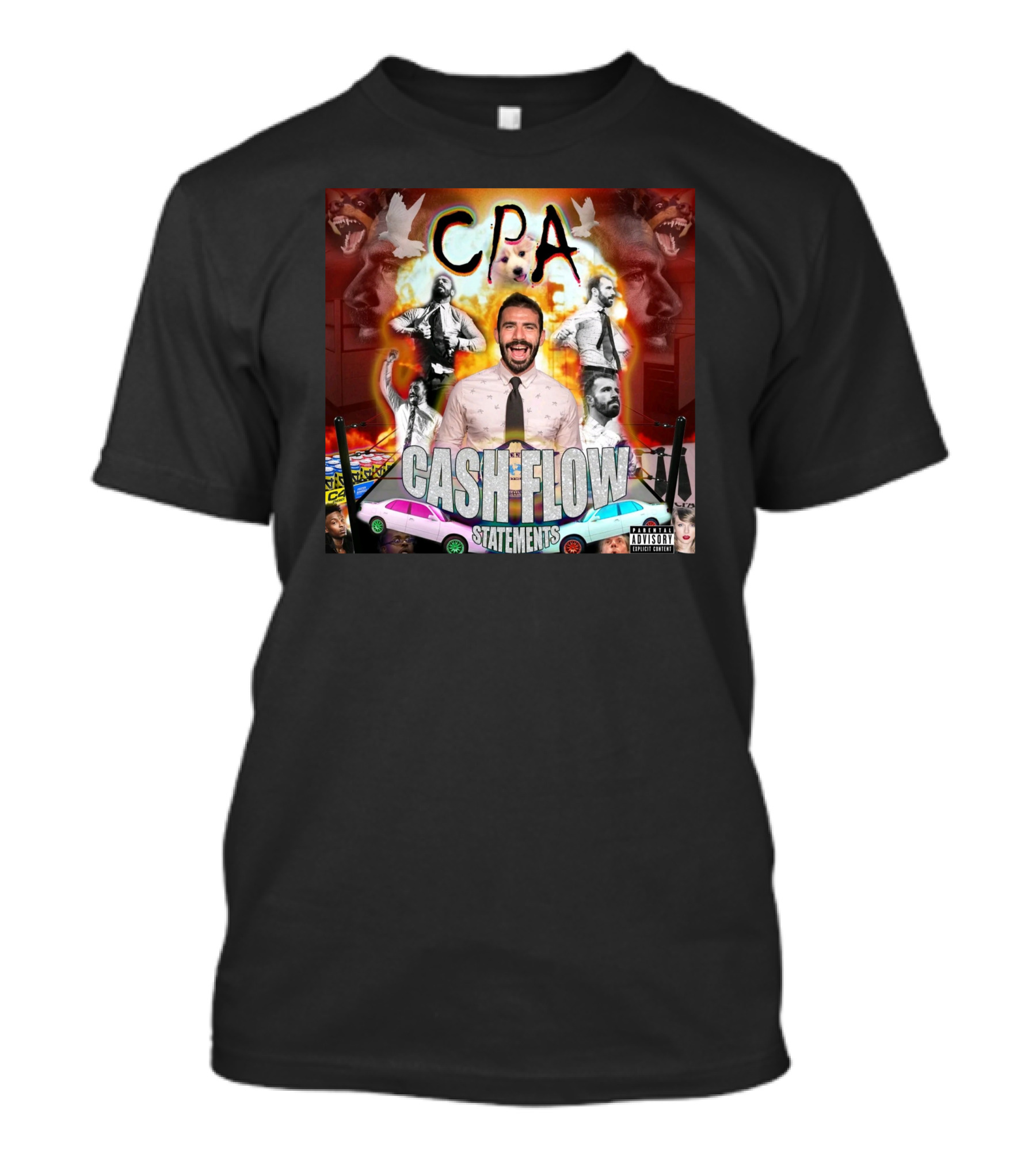 C.P.A. Cash Flow Statements T-Shirt
