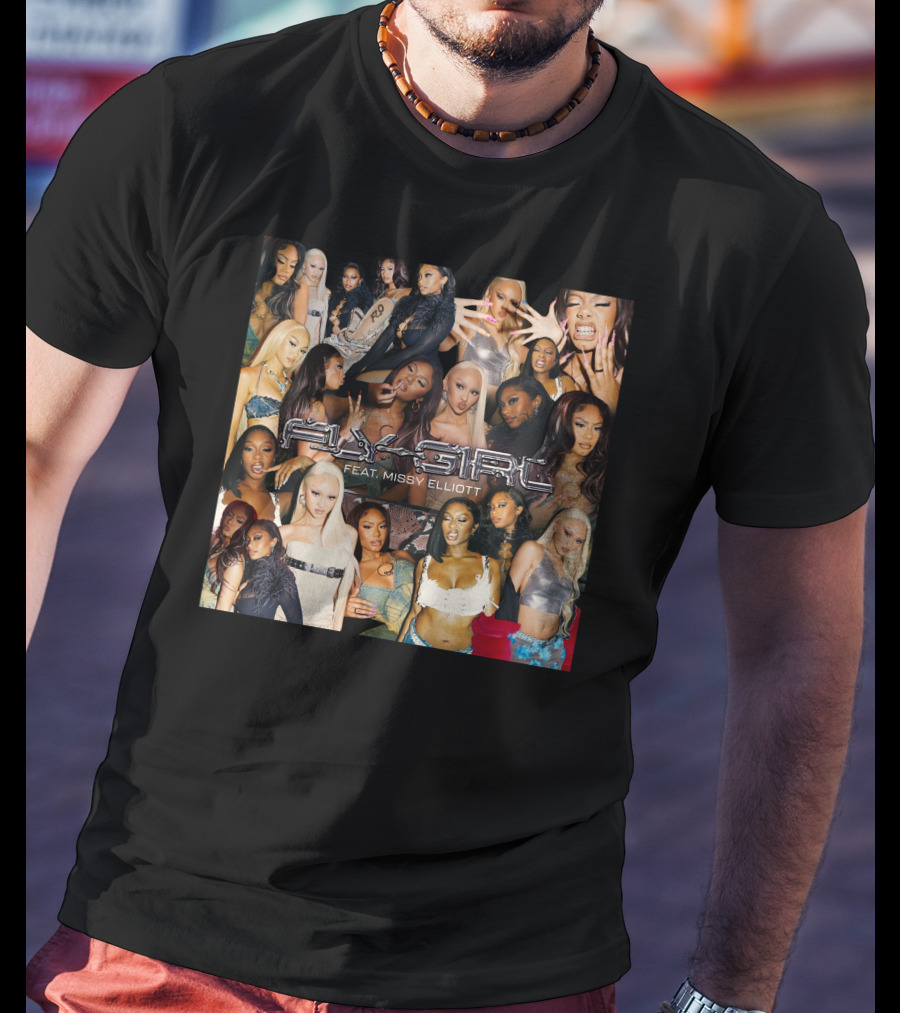 Fly Girl Collage Featuring Missy Elliott T-Shirt