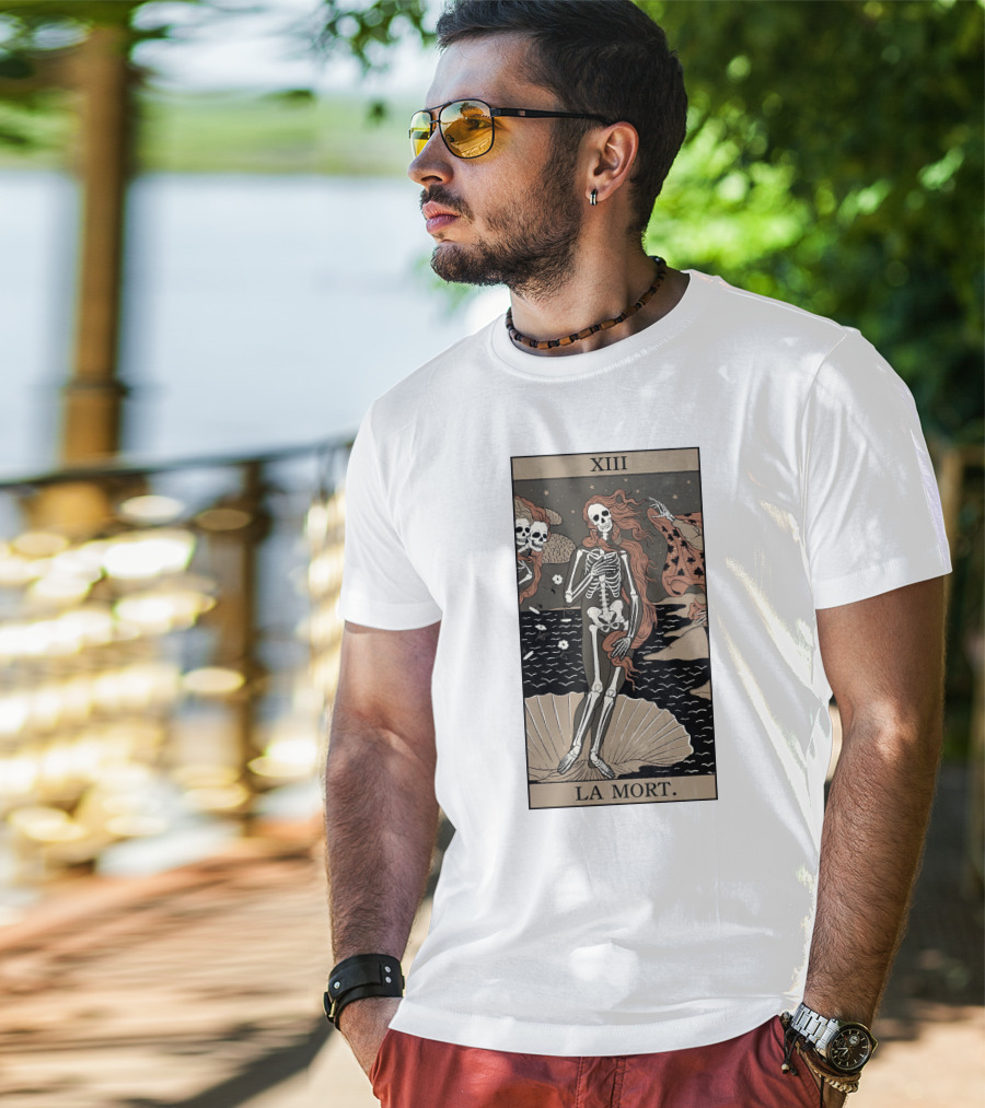 XIII La Mort Tarot Death Of Venus Skeleton T-Shirt