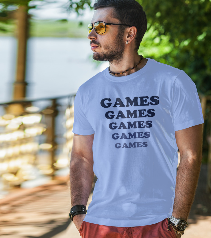Letterboxd Games Games Games Games Games T-Shirt