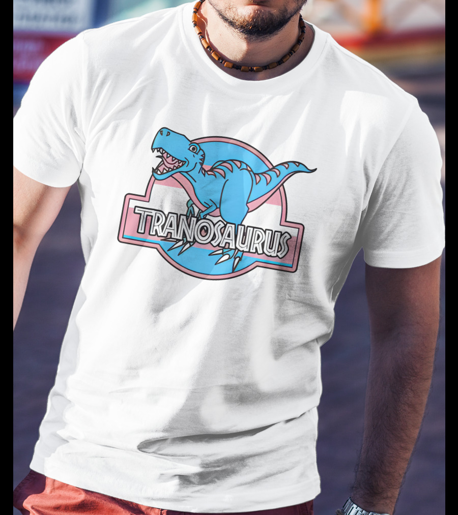 Tranosaurus Kat Abu Not A Trans Dinosaur T-Shirt