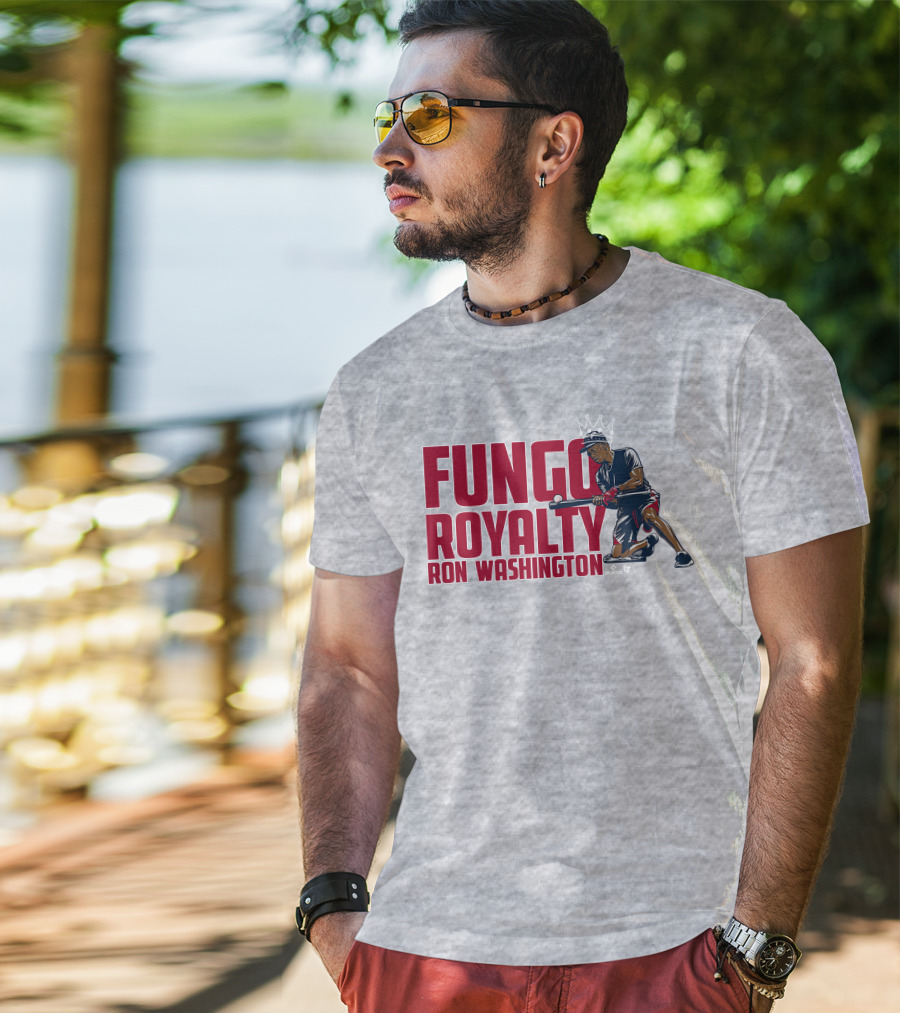 Fungo Royalty Ron Washington Baseball King T-Shirt