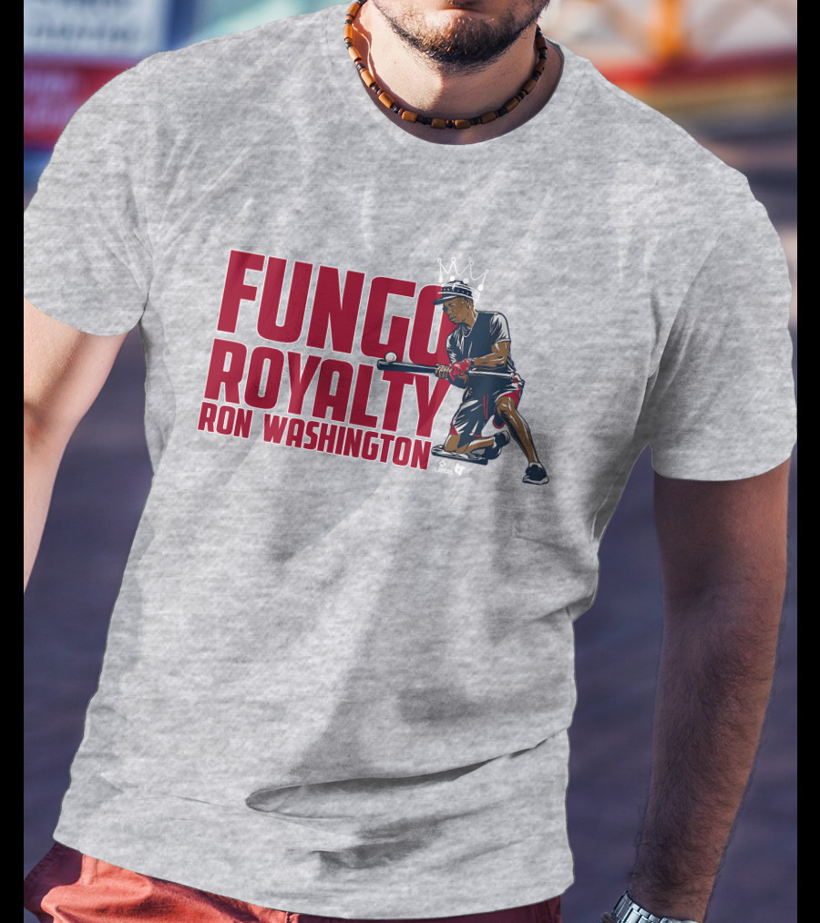 Fungo Royalty Ron Washington Baseball King T-Shirt