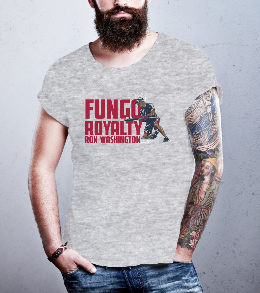 Fungo Royalty Ron Washington Baseball King T-Shirt