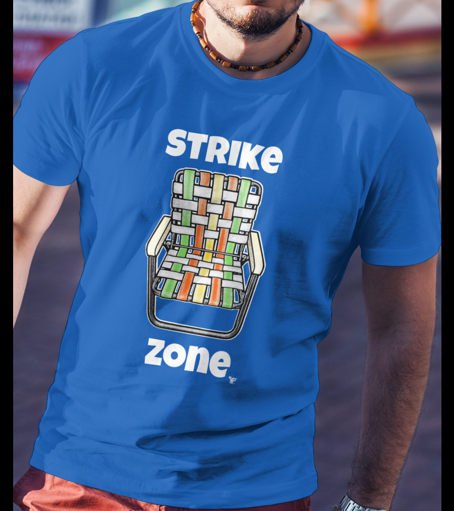 STRIKE ZONE Woven Colorful Chair T-Shirt