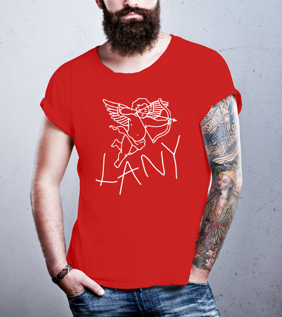Lany Cherub Cupid Bow Red Long Sleeve T-Shirt
