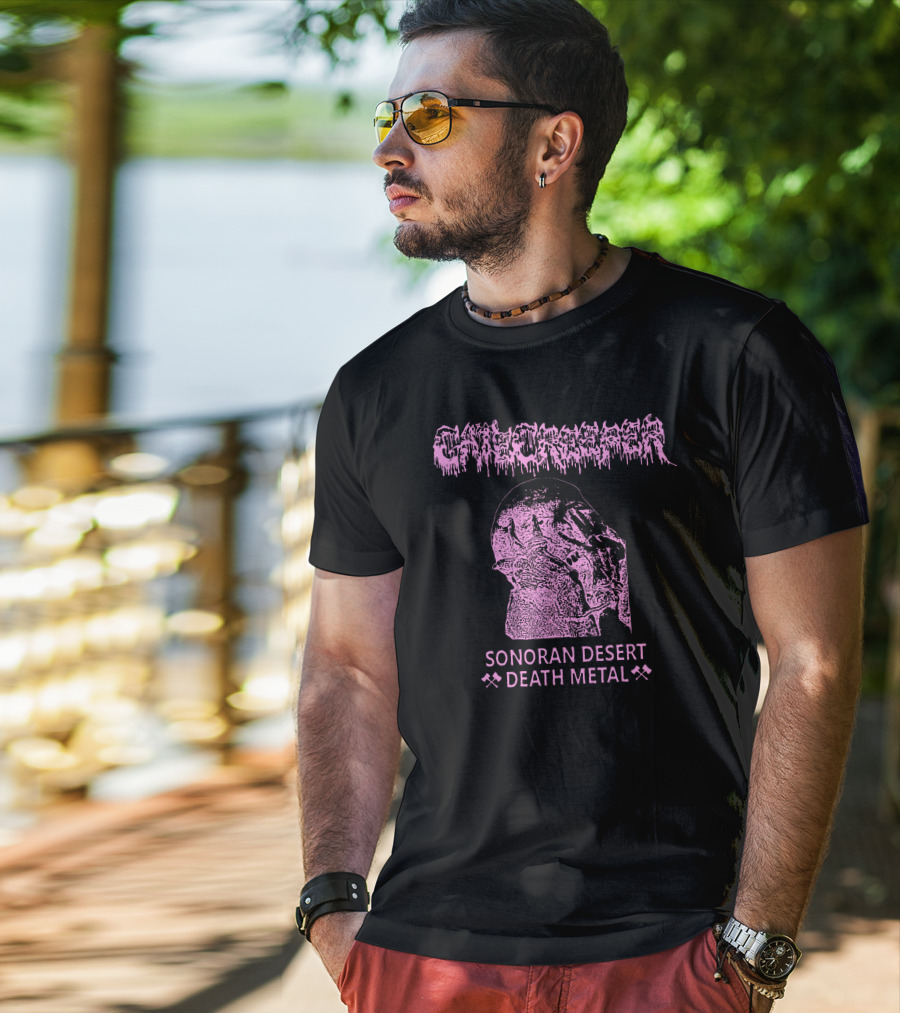 Gatecreeper Skull Sonoran Desert Death Metal T-Shirt