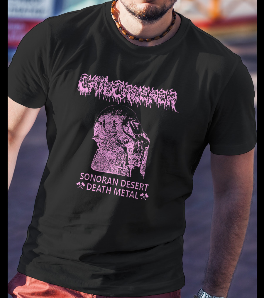 Gatecreeper Skull Sonoran Desert Death Metal T-Shirt