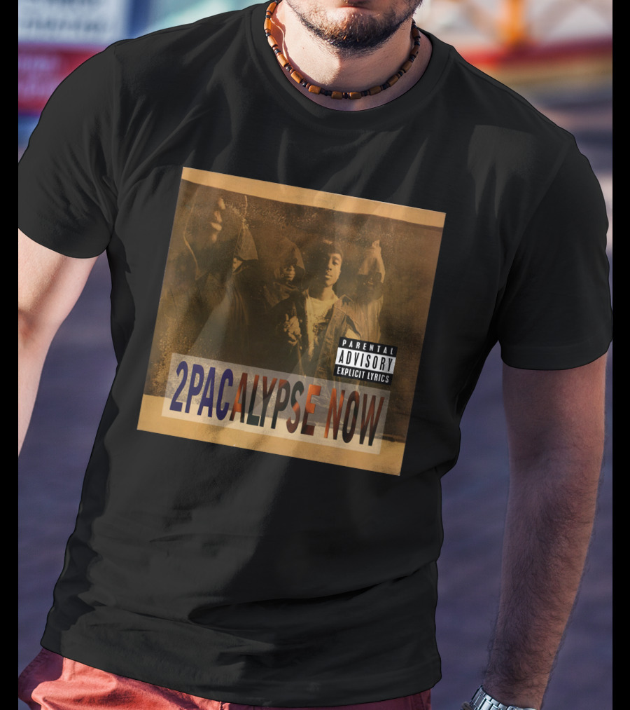 Eminem Parental Advisory Explicit Lyrics 2Pacalypse Now T-Shirt