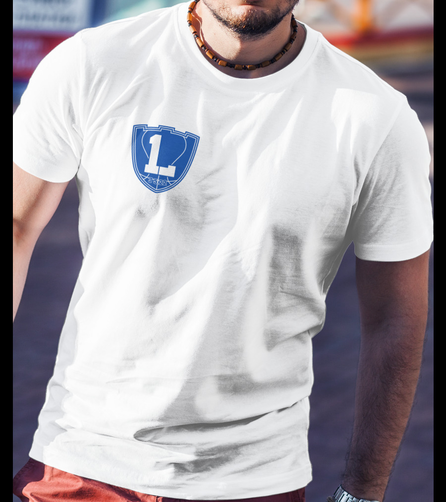 One Last L 3.5.22 Blue Shield Emblem T-Shirt