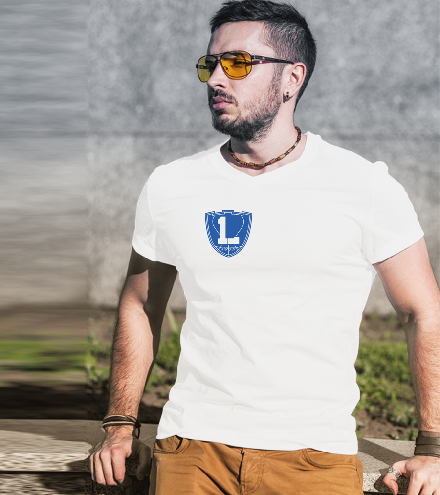 One Last L 3.5.22 Blue Shield Emblem T-Shirt