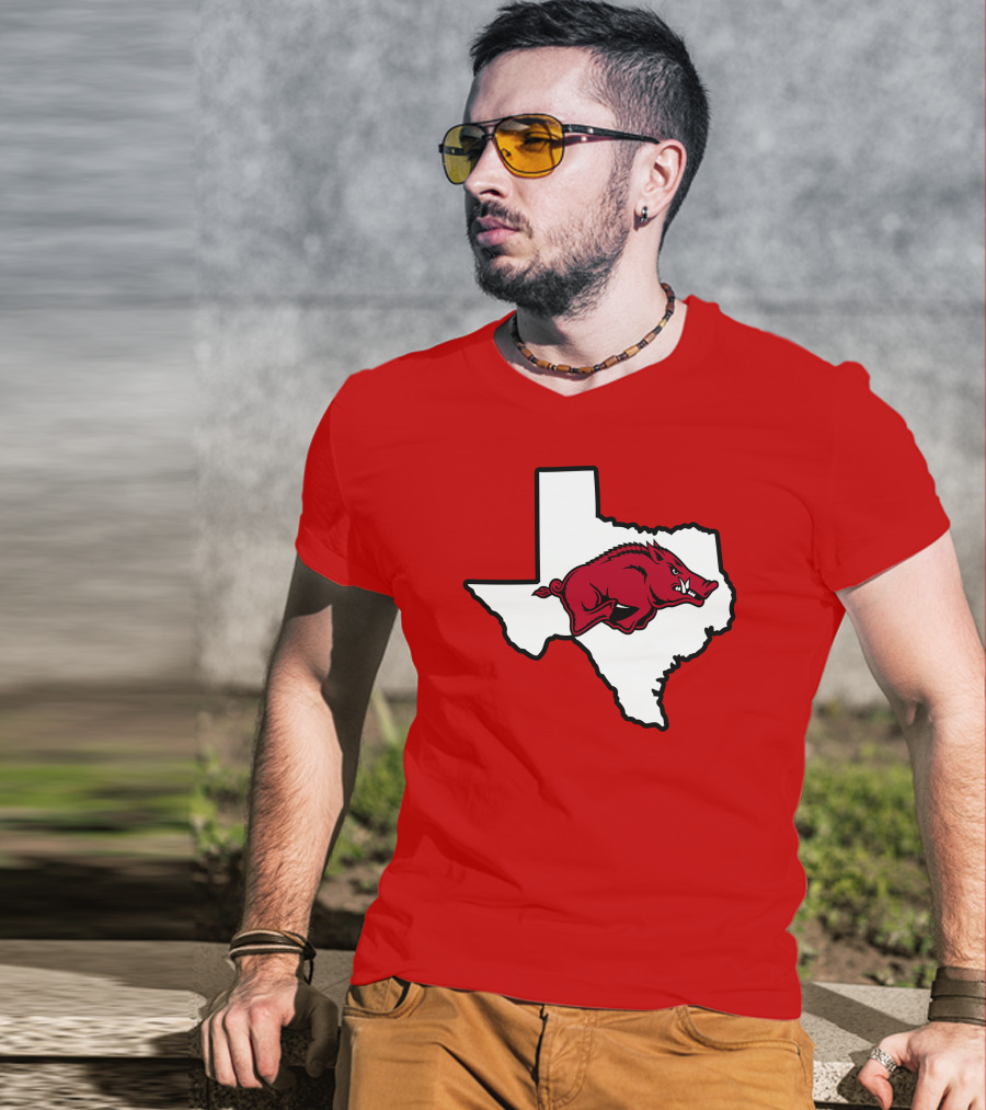 Texas Strong Hog In State T-Shirt