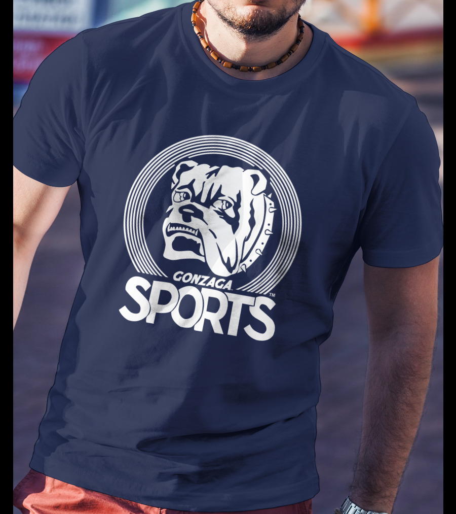 Homefiel Vintage Gonzaga Sports Bulldog T-Shirt
