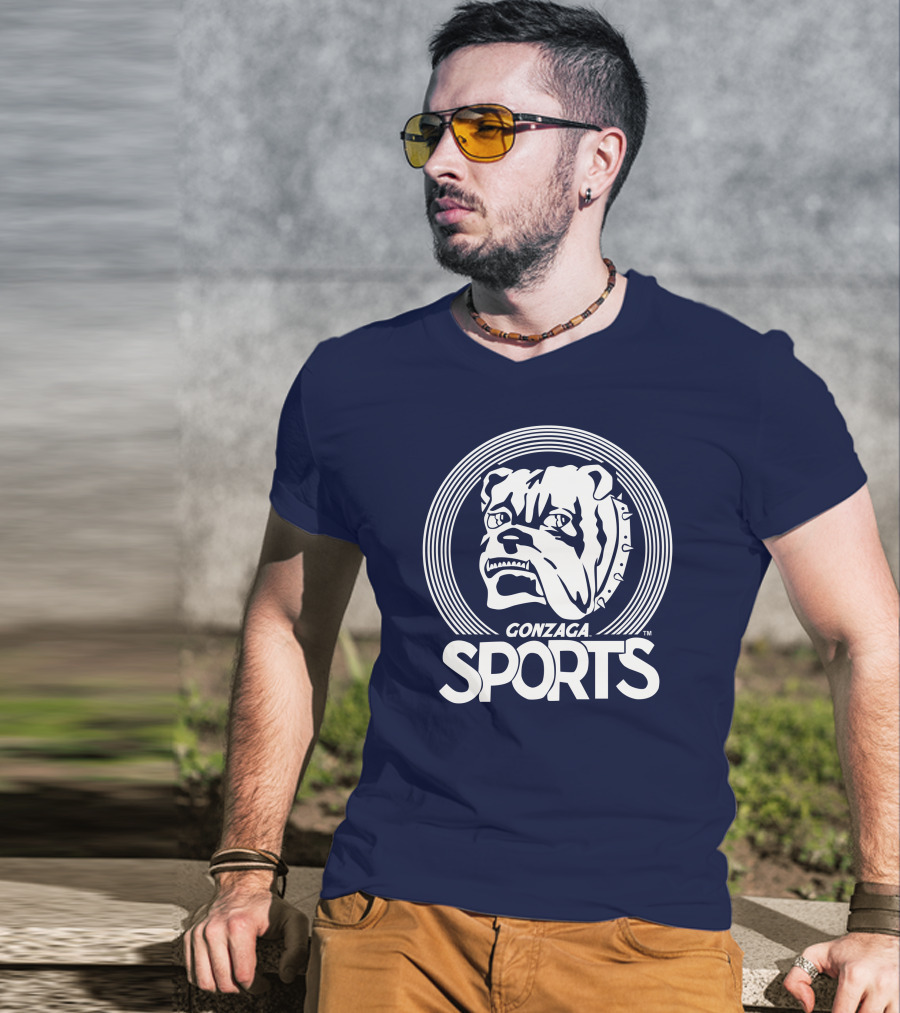 Homefiel Vintage Gonzaga Sports Bulldog T-Shirt