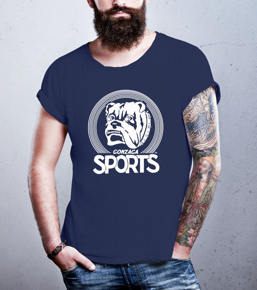 Homefiel Vintage Gonzaga Sports Bulldog T-Shirt
