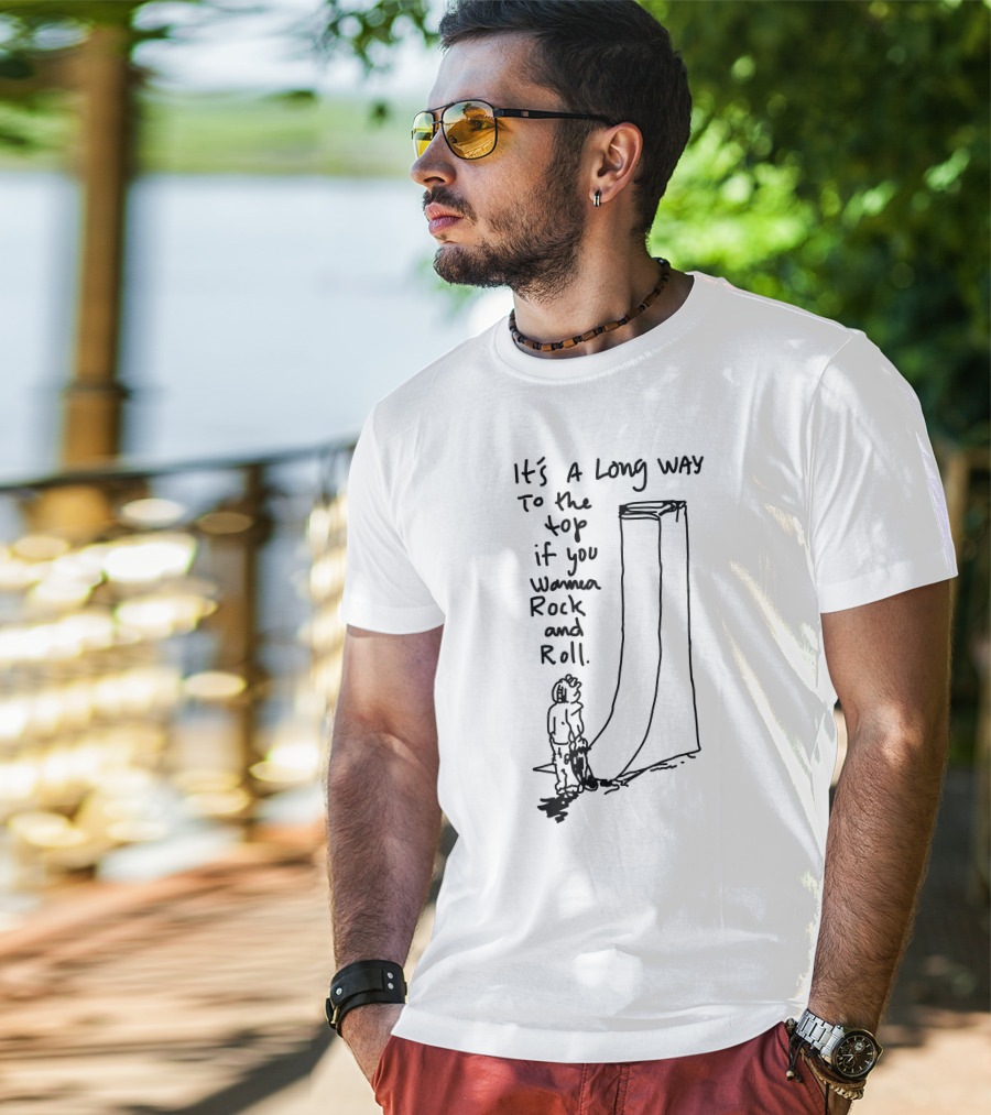 Manuela Polar Skate Co It's A Long Way To The Top Rock'n'roll T-Shirt