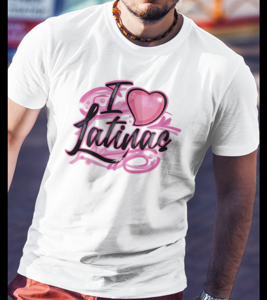 Imdope Shop I Love Latinas Glaive Heart T-Shirt