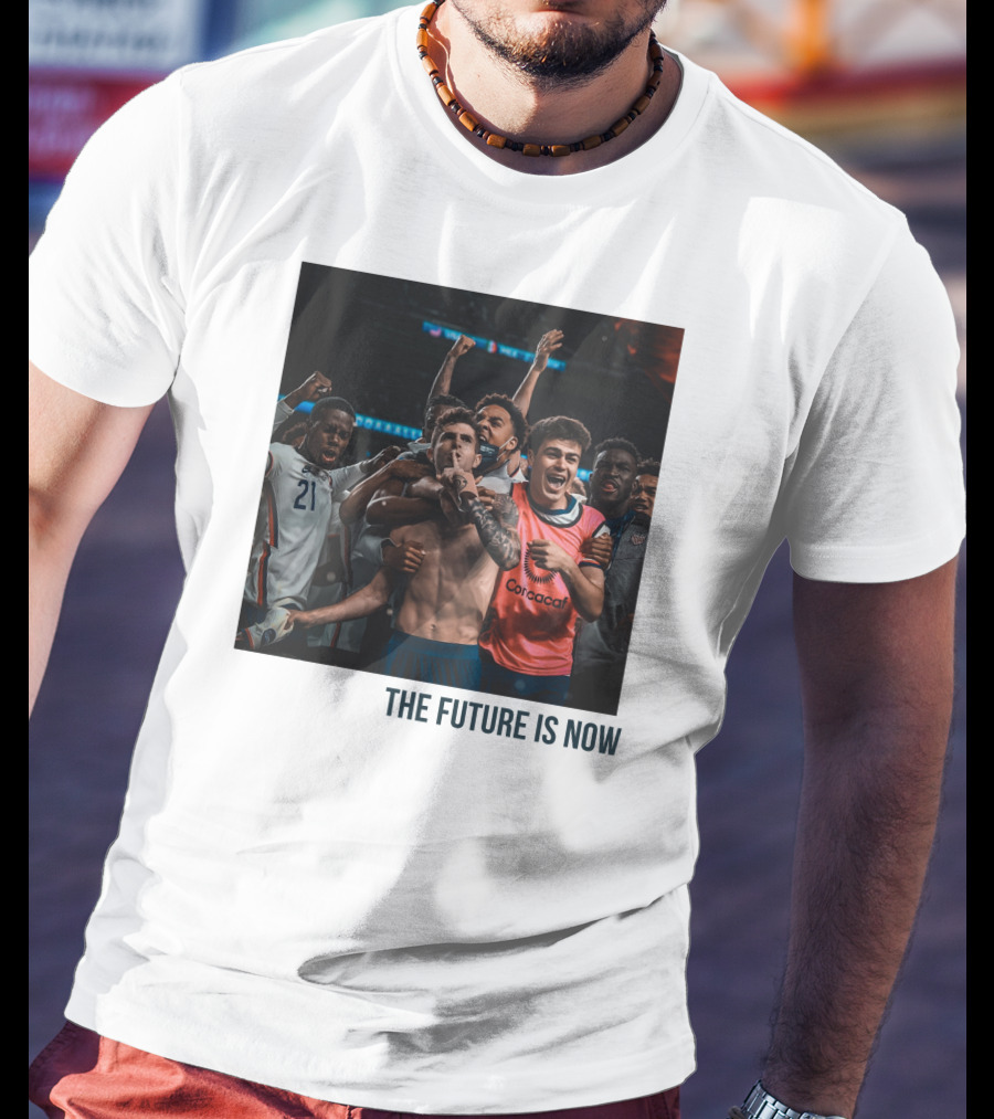 The Future Is Now USA Soccer CONCACAF Celebratory Moment T-Shirt