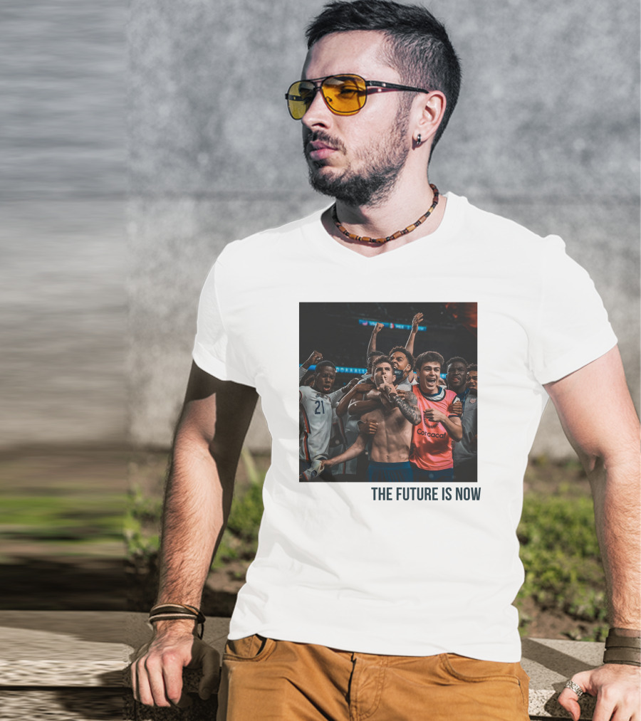 The Future Is Now USA Soccer CONCACAF Celebratory Moment T-Shirt