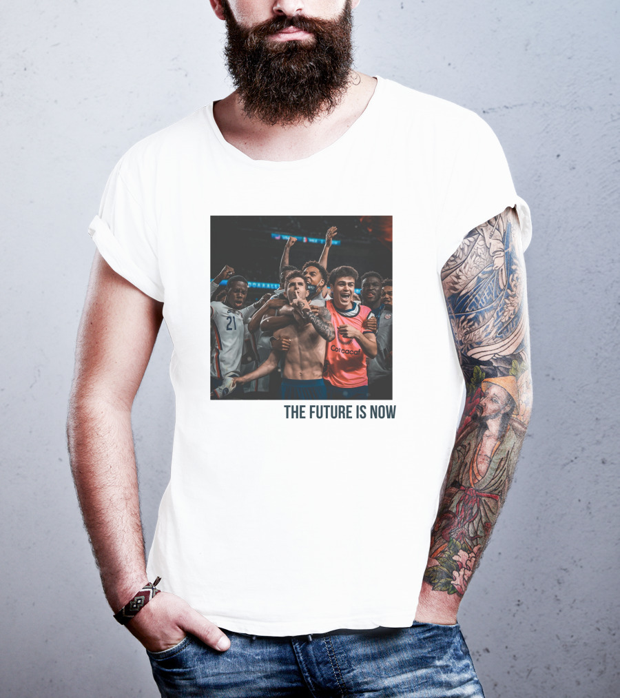 The Future Is Now USA Soccer CONCACAF Celebratory Moment T-Shirt
