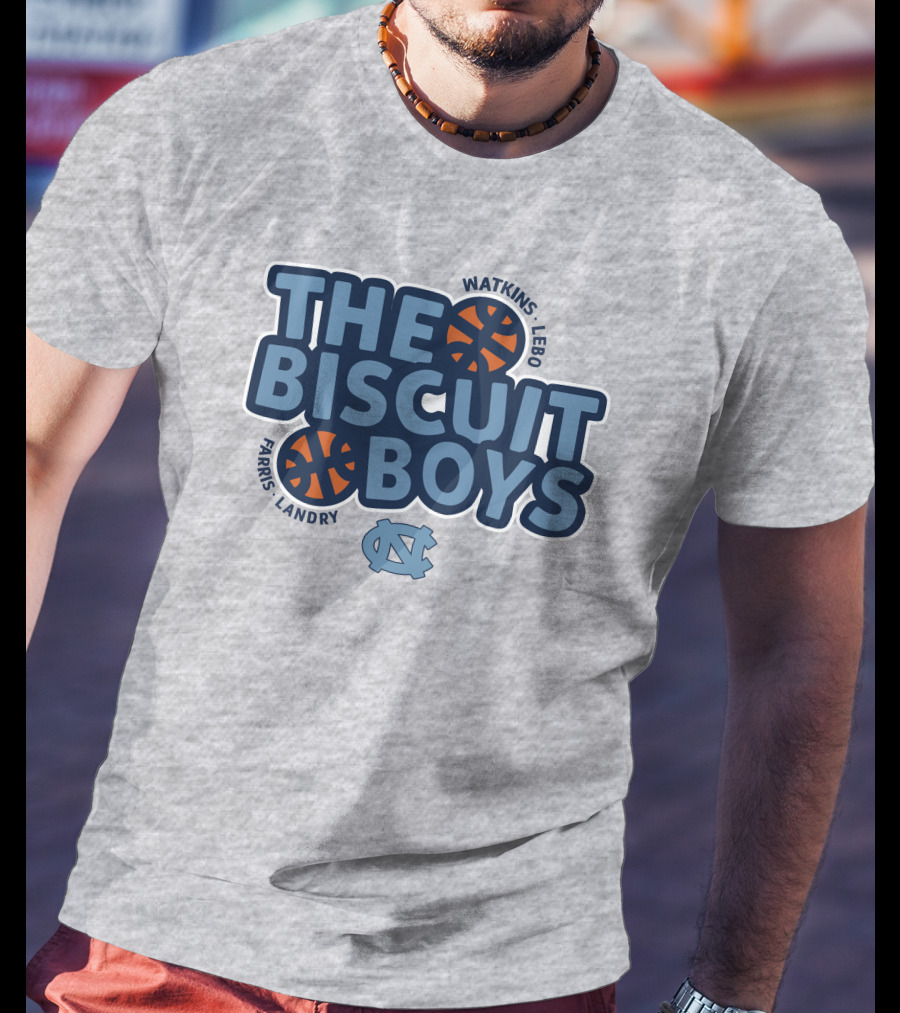 The Biscuit Boys Watkins Lebo Farris Landry UNC Basketball T-Shirt