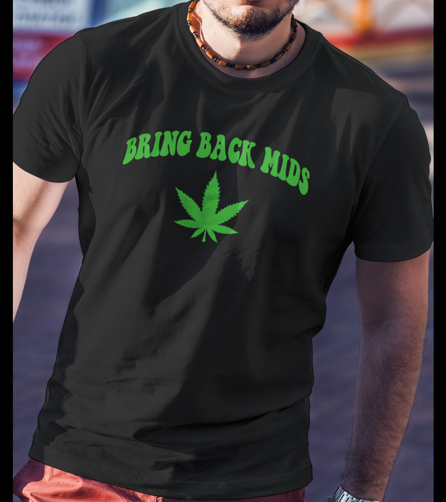 Feeno Bring Back Mids Marijuana Leaf T-Shirt