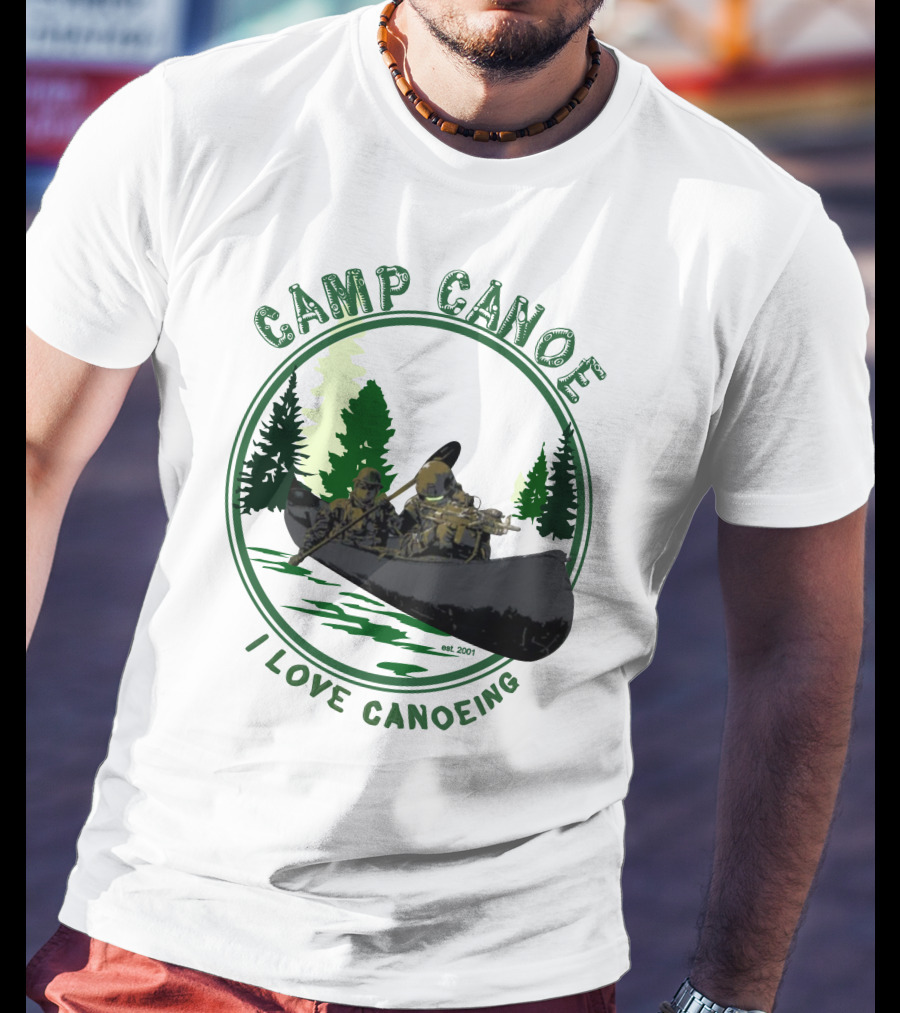 Camp Canoe I Love Canoeing Est. 2001 T-Shirt