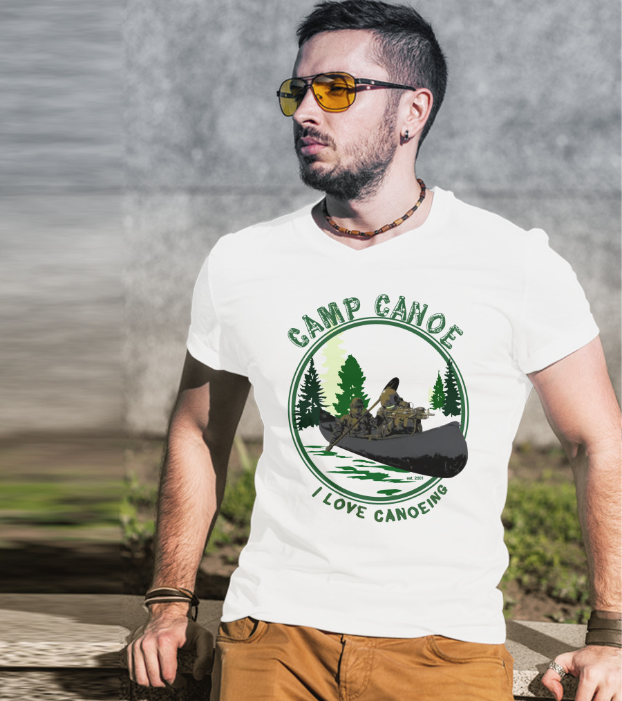 Camp Canoe I Love Canoeing Est. 2001 T-Shirt