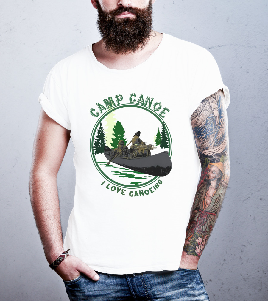Camp Canoe I Love Canoeing Est. 2001 T-Shirt