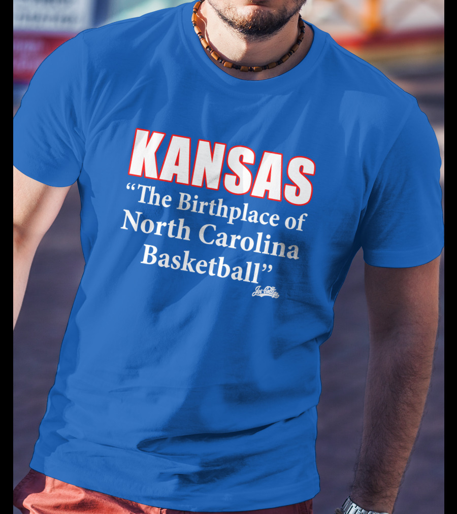 Kansas The Birthplace Of North Carolina Basketball T-Shirt