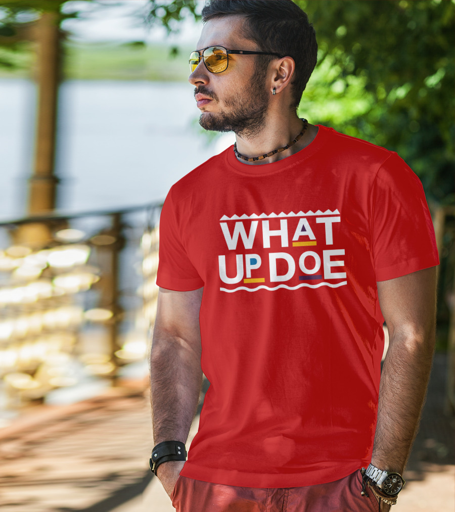 Jemele Hill What Up Doe Bold Text T-Shirt