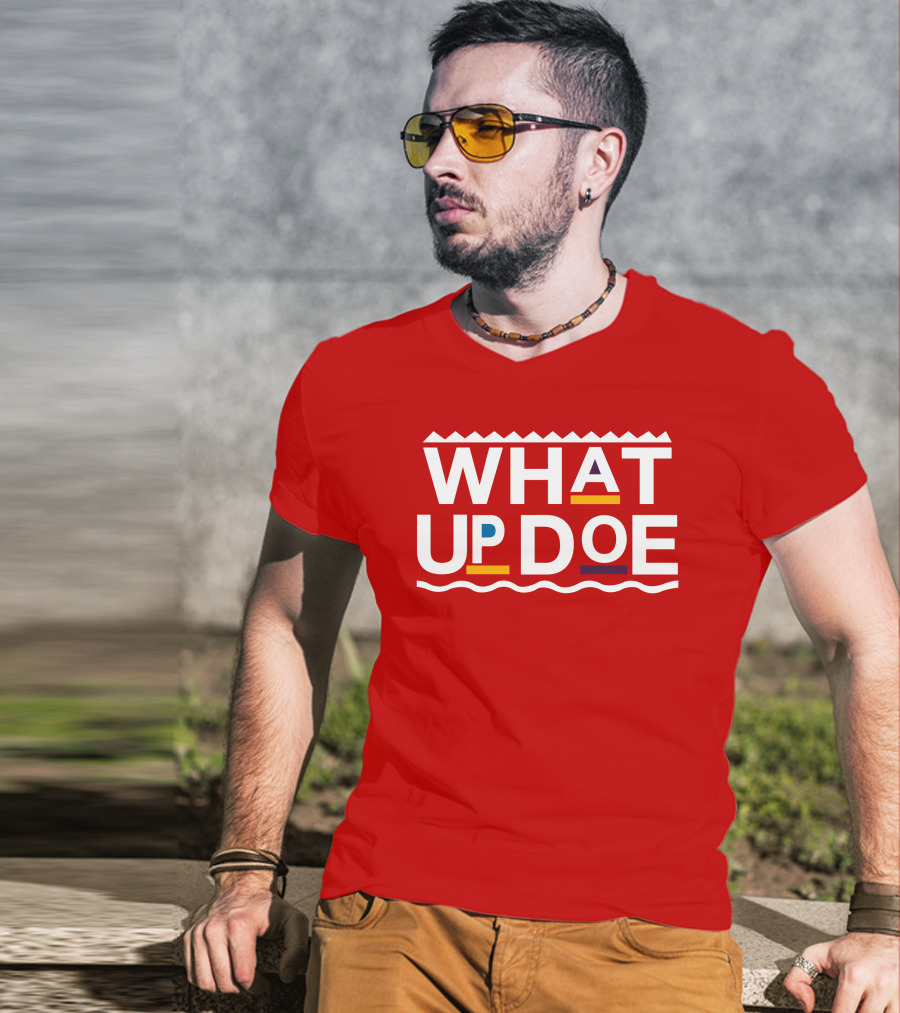 Jemele Hill What Up Doe Bold Text T-Shirt