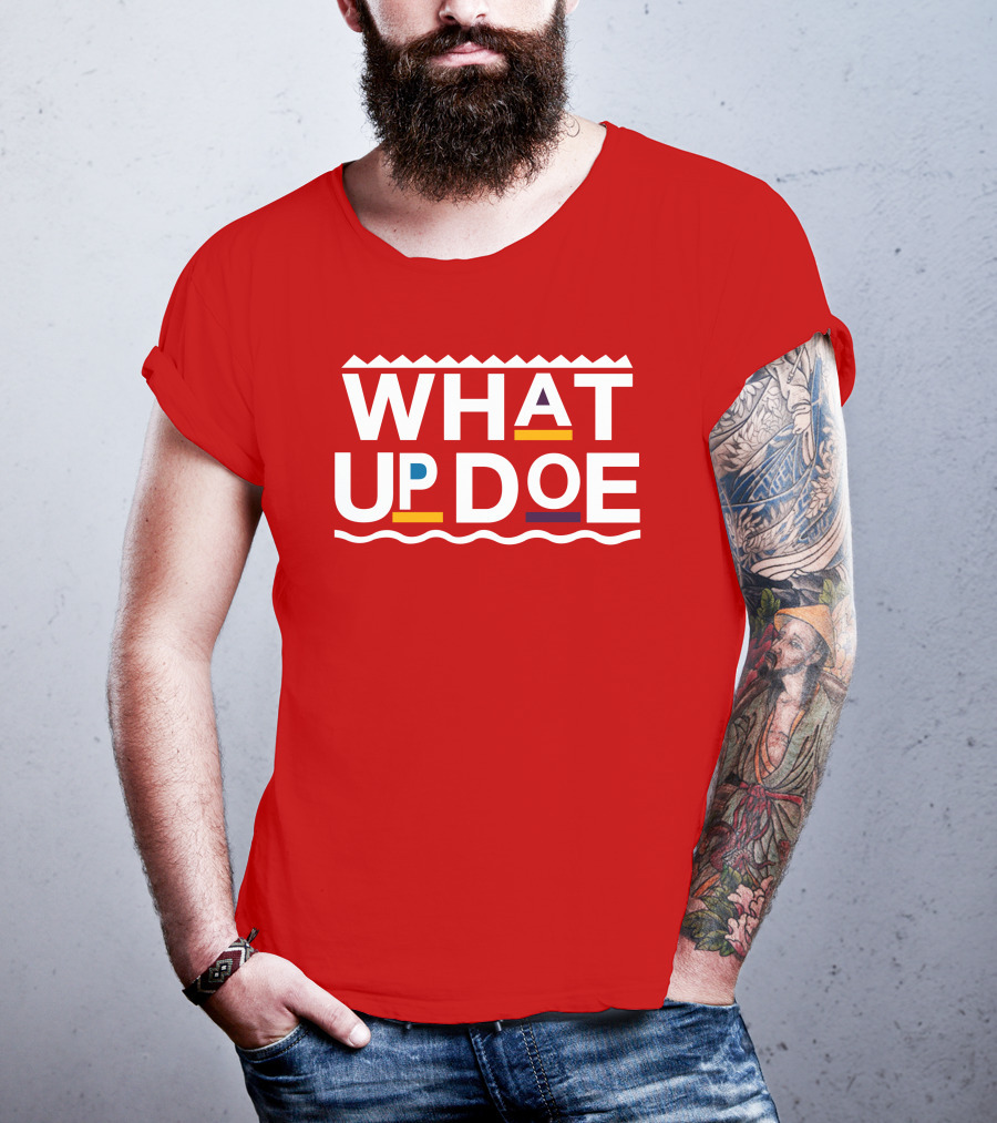 Jemele Hill What Up Doe Bold Text T-Shirt